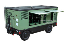 Load image into Gallery viewer, Sullair 1300 Diesel Engine Screw Portable Air Compressor 24.1bar 350psi 1300cfm 36.8m³/min Pneumatic Water Well Drilling Rig New