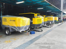 Load image into Gallery viewer, Atlas Copco XATS350 XATS156C Portable Diesel Screw Air Compressor 10.3bar 360cfm 10m³/min Mobile Engine Low Noise Mining Construction New - Hyshina