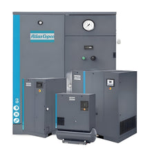 Load image into Gallery viewer, Atlas Copco G15 P FF FM TM Oil-injected Rotary Screw Air Compressor 15kW 20HP 7.5bar/8bar/10bar/13bar Built-in Refrigerant Air Dryer & Air Receiver Tank Stationary Industrial Compressor