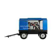 Load image into Gallery viewer, LIUTECH LUY085-14 Portable Screw Air Compressor 14bar 205psi 8.5m³/min 300cfm Diesel Powered Atlas Copco Air-end for Construction Drilling - Hyshina