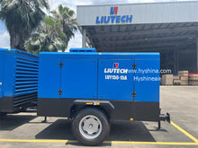 Load image into Gallery viewer, LIUTECH LUY110-12 Mobile Portable Rotary Screw Air Compressor 12bar 175psi 385cfm 11m³/min Atlas Copco Air-end Cummins Diesel Engine - Hyshina