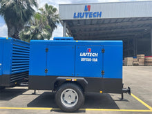 Load image into Gallery viewer, LIUTECH LUY150-17 Diesel Rotary Screw Portable Air Compressor 17bar 250psi 15m³/min 530cfm with Atlas Copco Air-end & Yuchai Engine | Low Noise, Energy-Saving for Mining, Construction, Outdoor Use, Tunnel Excavation - Hyshina