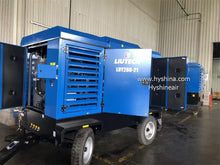 Load image into Gallery viewer, LIUTECH LUY450-20 High-Pressure Diesel Rotary Screw Portable Air Compressor 20bar 290psi 45m³/min 1600cfm with Atlas Copco Air-end & Cummins Engine | Low Noise, Energy-Saving for Mining, Construction, Heavy-Duty Outdoor Use, Pipeline Construction - Hyshina