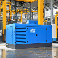 Load image into Gallery viewer, LIUTECH LUY200-10 Diesel Rotary Screw Portable Air Compressor 10bar 150psi 20m³/min 710cfm with Atlas Copco Air-end & Yuchai Engine | Low Noise, Energy-Saving for Mining, Construction, Outdoor Use, Pavement Repair - Hyshina