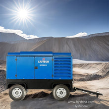 Load image into Gallery viewer, LIUTECH LUY350-28 High-Pressure Diesel Rotary Screw Portable Air Compressor 28bar 400psi 35m³/min 1250cfm with Atlas Copco Air-end & Yuchai Engine | Low Noise, Energy-Saving for Mining, Construction, Heavy-Duty Outdoor Use, Geothermal Drilling - Hyshina