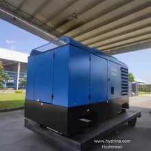 Load image into Gallery viewer, LIUTECH LUY350-28 High-Pressure Diesel Rotary Screw Portable Air Compressor 28bar 400psi 35m³/min 1250cfm with Atlas Copco Air-end & Yuchai Engine | Low Noise, Energy-Saving for Mining, Construction, Heavy-Duty Outdoor Use, Geothermal Drilling - Hyshina