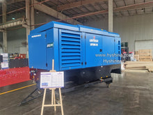 Load image into Gallery viewer, LIUTECH LUY235-9 Mobile Portable Rotary Screw Air Compressor 9bar 130psi 860cfm 23.5m³/min Atlas Copco Air-end Cummins Diesel Engine - Hyshina