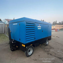 Load image into Gallery viewer, LIUTECH LUY350-28 High-Pressure Diesel Rotary Screw Portable Air Compressor 28bar 400psi 35m³/min 1250cfm with Atlas Copco Air-end & Yuchai Engine | Low Noise, Energy-Saving for Mining, Construction, Heavy-Duty Outdoor Use, Geothermal Drilling - Hyshina