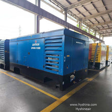 Load image into Gallery viewer, LIUTECH LUY350-28 High-Pressure Diesel Rotary Screw Portable Air Compressor 28bar 400psi 35m³/min 1250cfm with Atlas Copco Air-end & Yuchai Engine | Low Noise, Energy-Saving for Mining, Construction, Heavy-Duty Outdoor Use, Geothermal Drilling - Hyshina