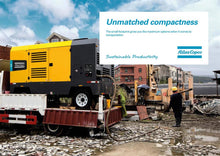Load image into Gallery viewer, Atlas Copco XATS1200 Portable Diesel Screw Air Compressor 8.6-10 bar 125-150 psi 1225-1102 cfm 34.7-31.2 m³/min Outdoor Work New - Hyshina