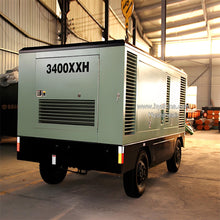 Load image into Gallery viewer, Sullair 1300 Diesel Engine Screw Portable Air Compressor 24.1bar 350psi 1300cfm 36.8m³/min Pneumatic Water Well Drilling Rig New