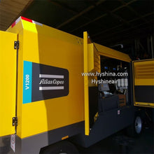 Load image into Gallery viewer, Atlas Copco V1200 Portable Diesel Screw Air Compressor 25 bar 363psi 33.42m³/min 1181CFM Industrial Mining Construction Outdoor - Hyshina