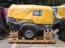 Load image into Gallery viewer, Atlas Copco XAS88 Portable Diesel Screw Air Compressor 7bar 100psi 175cfm 5m³/min Mining Construction Rural Area Outdoor Work - Hyshina
