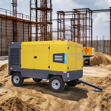Load image into Gallery viewer, Atlas Copco V900 Portable Diesel Screw Air Compressor 25bar 363psi 896cfm 25m³/min Mining Construction Remote Site Outdoor Work - Hyshina