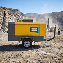 Cargar imagen en el visor de la galería, Atlas Copco X-Air 350-12 Mobile Diesel Screw Air Compressor 355 CFM 10 M3/min 12 Bar 175 Psi Cummins Construction