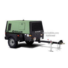 Load image into Gallery viewer, Sullair 185 CFM Diesel Screw Portable Mobile Air Compressor 7bar 100psi 185cfm 5.2m³/min Construction Mining Off-Grid Sites Work
