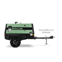 Load image into Gallery viewer, Sullair 185 CFM Diesel Screw Portable Mobile Air Compressor 7bar 100psi 185cfm 5.2m³/min Construction Mining Off-Grid Sites Work
