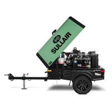 Load image into Gallery viewer, Sullair 185 CFM Diesel Screw Portable Mobile Air Compressor 7bar 100psi 185cfm 5.2m³/min Construction Mining Off-Grid Sites Work
