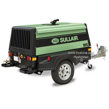 Load image into Gallery viewer, Sullair 185 CFM Diesel Screw Portable Mobile Air Compressor 7bar 100psi 185cfm 5.2m³/min Construction Mining Off-Grid Sites Work
