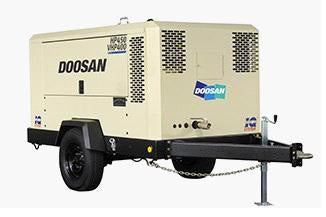 DOOSAN Portable diesel screw air compressor 185 CFM - 1500 CFM flow capacity at 7 -25bar pressure - Hyshina