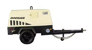 DOOSAN 185CFM Portable diesel screw compressor - Hyshina