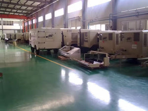DOOSAN 185CFM Portable diesel screw compressor - Hyshina