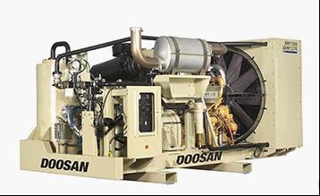 DOOSAN portable diesel screw air compressor--XXHP1270/XHP1500FCAT Dual Pressure - High Flow 500 and 350 PSI - Hyshina