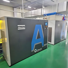 Load image into Gallery viewer, Atlas Copco AQ45 VSD Class 0 Oil-free Stationary Industrial Water-injected Screw Air Compressor 45kW/60HP 13bar/188psi FF Dryer
