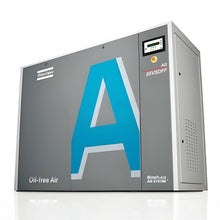 Load image into Gallery viewer, Atlas Copco AQ45 VSD Class 0 Oil-free Stationary Industrial Water-injected Screw Air Compressor 45kW/60HP 13bar/188psi FF Dryer
