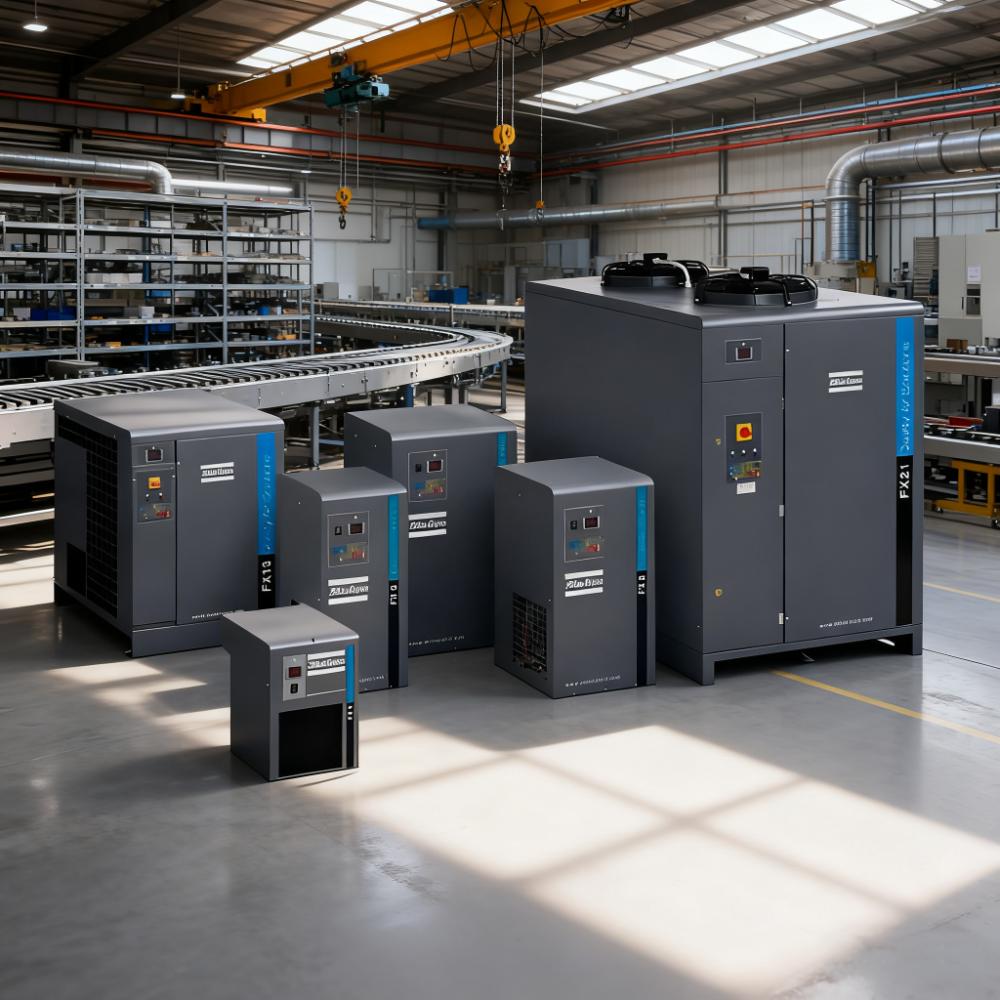 Atlas Copco F335 Compressor Refrigerated Air Dryer 20.1m³/min 335L/s 230V/1Ph/50Hz F6-400 Industrial Air Systems Pneumatic Tools