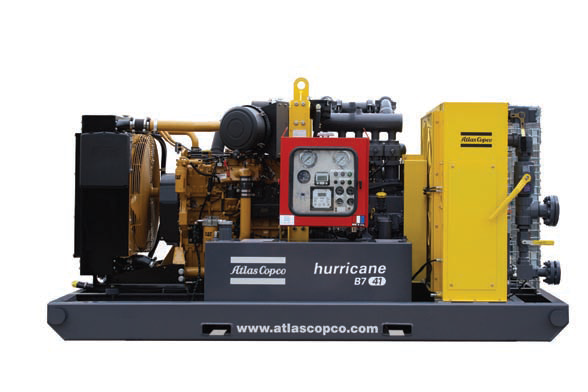 Atlas Copco Hurricane Air/Nitrogen booster compressor B7-41/1000 – Hyshina