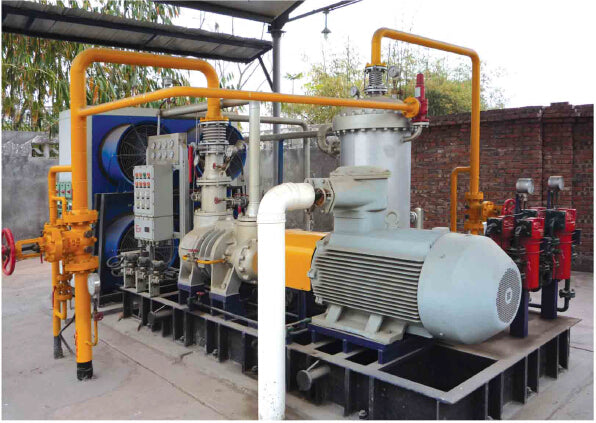 Natural Gas Screw Gas Compressor Screw Type - Hyshina