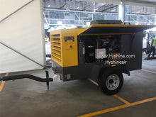 Load image into Gallery viewer, Atlas Copco XAXS600 Portable Diesel Screw Air Compressor 17bar 250psi 587cfm 17m³/min Mining Construction Industrial Outdoor Use - Hyshina
