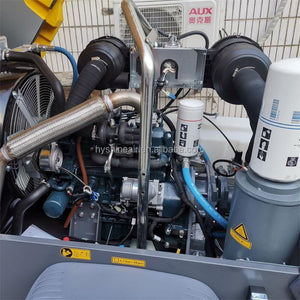 Atlas Copco XAS400 Portable Diesel Screw Air Compressor 7Bar 410CFM 12m³/min Low Noise Energy-Saving Mining Outdoor Industrial