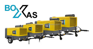 Atlas Copco XAXS600 Portable Diesel Screw Air Compressor 17bar 250psi 587cfm 17m³/min Mining Construction Industrial Outdoor Use