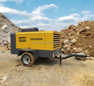 Atlas Copco XAHS450 Portable Diesel Screw Air Compressor 12bar 441CFM 13m³/min Silent Mining Construction Industrial Outdoor New
