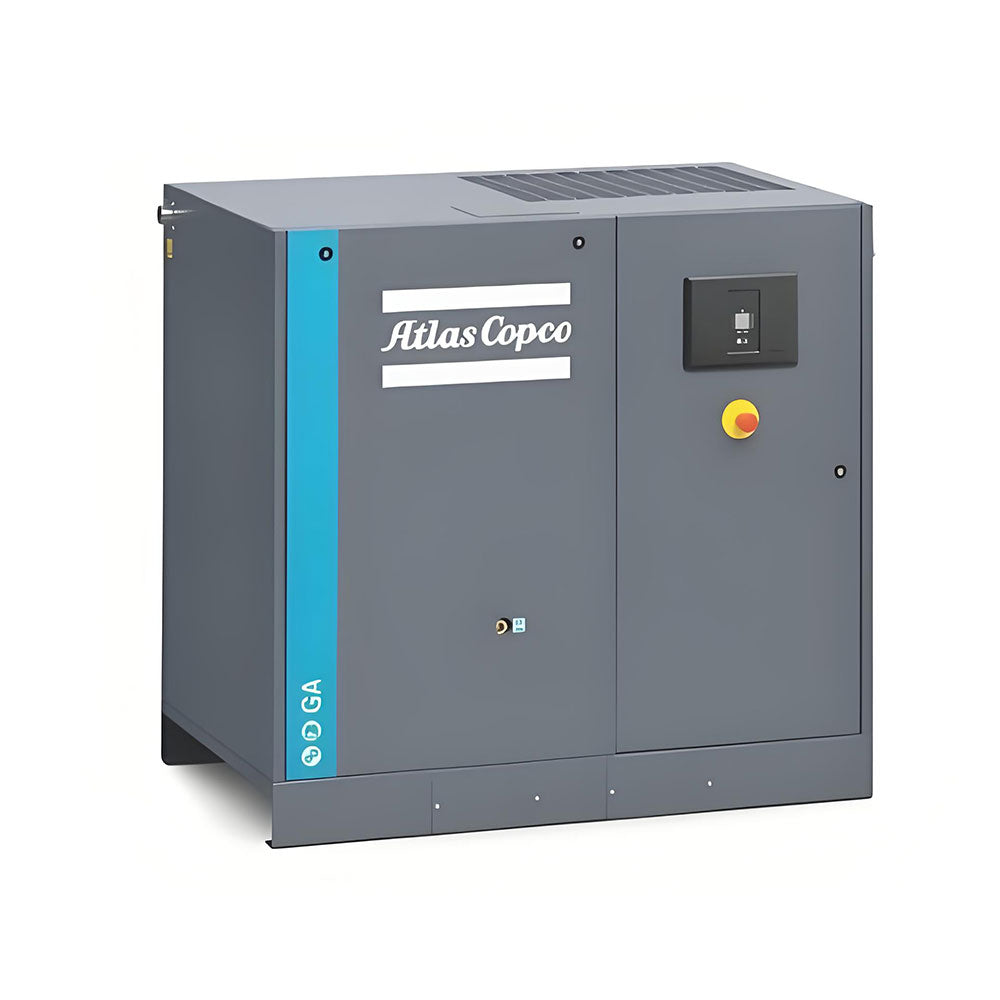 Atlas Copco GA132 + FF VSD Oil-injected Rotary Screw Air Compressor 132kW 180HP 5.5bar/7.5bar/8bar/10bar Optional Refrigerant Air Dryer Variable Speed Drive Heavy Duty Stationary Industrial Compressor