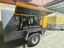 Load image into Gallery viewer, Atlas Copco X-Air 360-10 Mobile Diesel Screw Air Compressor 365 CFM 10.3 M3/min 10.3 Bar 150 Psi Cummins Water Well Drilling
