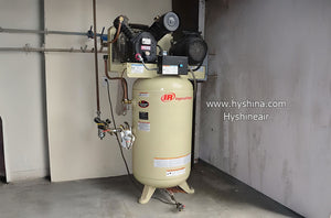 Ingersoll Rand H2340K3/18 Two Stage Lubricated Reciprocating Piston Air Compressor 3HP 2kW 18bar 150L Tank Industrial Pneumatic