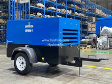 Load image into Gallery viewer, LIUTECH LUY050-7 Portable Diesel Rotary Screw Air Compressor 185cfm 5m³/min 7bar 100psi Kubota Engine Atlas Copco Air-end
