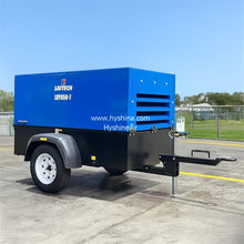Load image into Gallery viewer, LIUTECH LUY050-7 Portable Diesel Rotary Screw Air Compressor 185cfm 5m³/min 7bar 100psi Kubota Engine Atlas Copco Air-end
