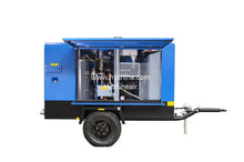 Load image into Gallery viewer, LIUTECH LUY085-14 Portable Screw Air Compressor 14bar 205psi 8.5m³/min 300cfm Diesel Powered Atlas Copco Air-end for Construction Drilling
