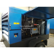 Load image into Gallery viewer, LIUTECH LUY085-14 Portable Screw Air Compressor 14bar 205psi 8.5m³/min 300cfm Diesel Powered Atlas Copco Air-end for Construction Drilling
