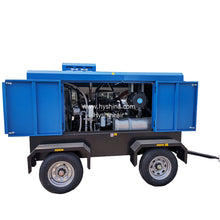 Load image into Gallery viewer, LIUTECH LUY085-14 Portable Screw Air Compressor 14bar 205psi 8.5m³/min 300cfm Diesel Powered Atlas Copco Air-end for Construction Drilling
