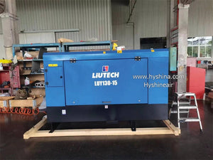 LIUTECH LUY130-15 Diesel Rotary Screw Portable Air Compressor 15bar 215psi 13m³/min 460cfm with Atlas Copco Air-end & Yuchai Engine | Low Noise, Energy-Saving for Mining, Construction, Outdoor Use, Rock Drilling