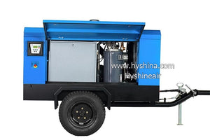 LIUTECH LUY130D-7 Atlas Copco Air-end Electric Driven Portable Rotary Screw Air Compressor 7 Bar 13 M3/min High Efficiency for Construction & Mining