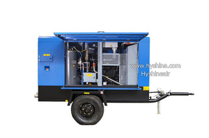 LIUTECH LUY180-19 Diesel Rotary Screw Portable Air Compressor 19bar 275psi 18m³/min 635cfm with Atlas Copco Air-end & Yuchai Engine | Low Noise, Energy-Saving for Mining, Construction, Outdoor Use, Foundation Piling