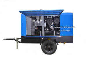 LIUTECH LUY180-19 Diesel Rotary Screw Portable Air Compressor 19bar 275psi 18m³/min 635cfm with Atlas Copco Air-end & Yuchai Engine | Low Noise, Energy-Saving for Mining, Construction, Outdoor Use, Foundation Piling