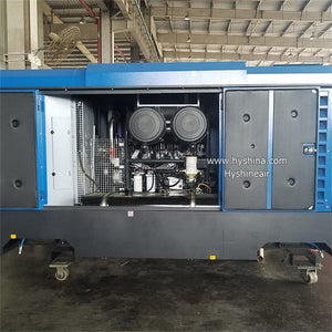 LIUTECH LUY180-19 Diesel Rotary Screw Portable Air Compressor 19bar 275psi 18m³/min 635cfm with Atlas Copco Air-end & Yuchai Engine | Low Noise, Energy-Saving for Mining, Construction, Outdoor Use, Foundation Piling
