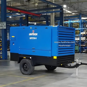 LIUTECH LUY220-8 Mobile Portable Screw Air Compressor 8bar 22m³/min 777cfm Diesel Engine Atlas Copco Air-end